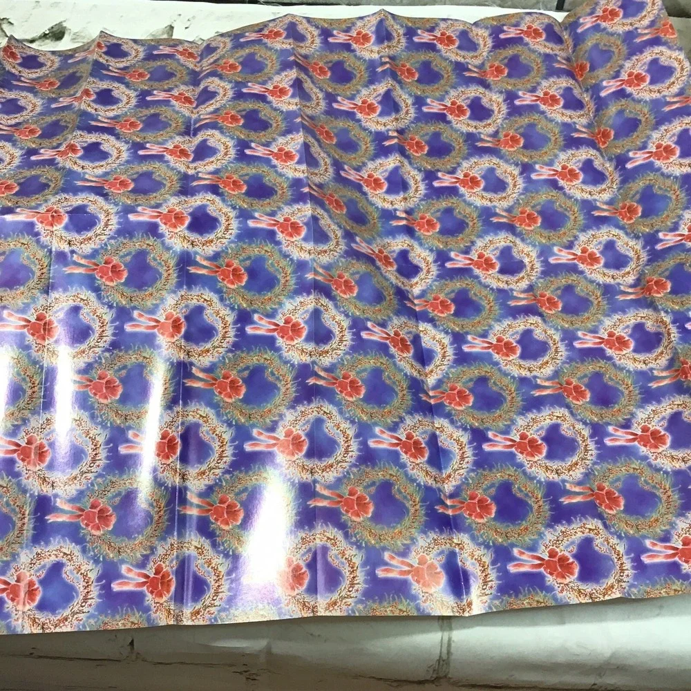 Vtg Folded Gift Wrap Wrapping Paper Pet Themed Floral Birthday Christmas Lot‎